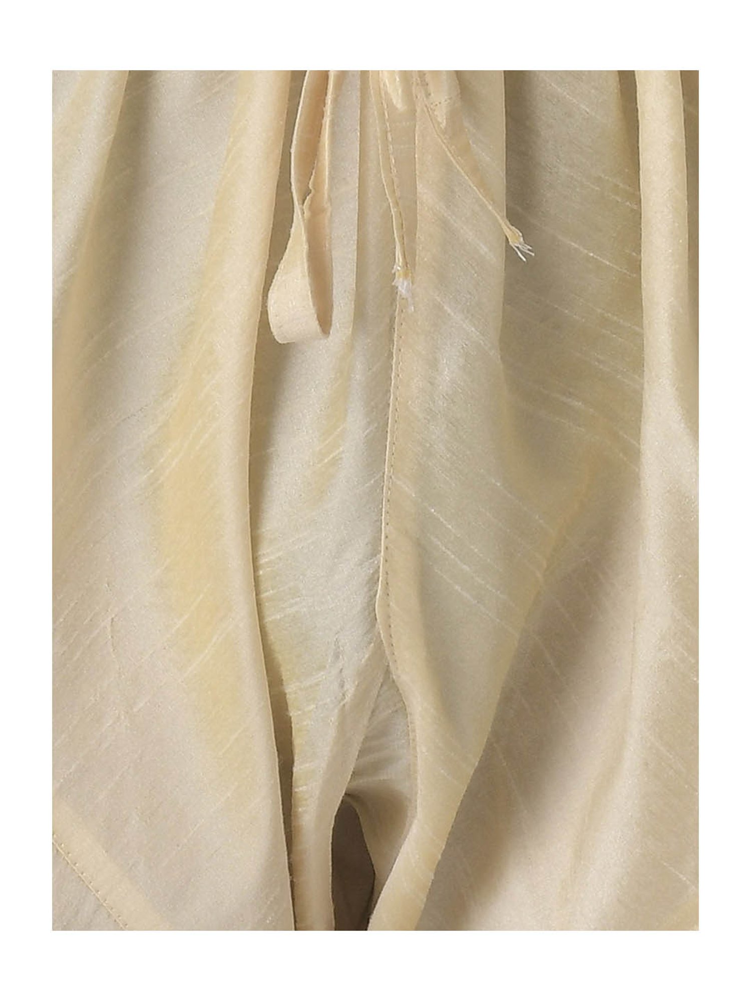 Tabard Black & Beige Solid Regular Fit Kurta & Churidar Set