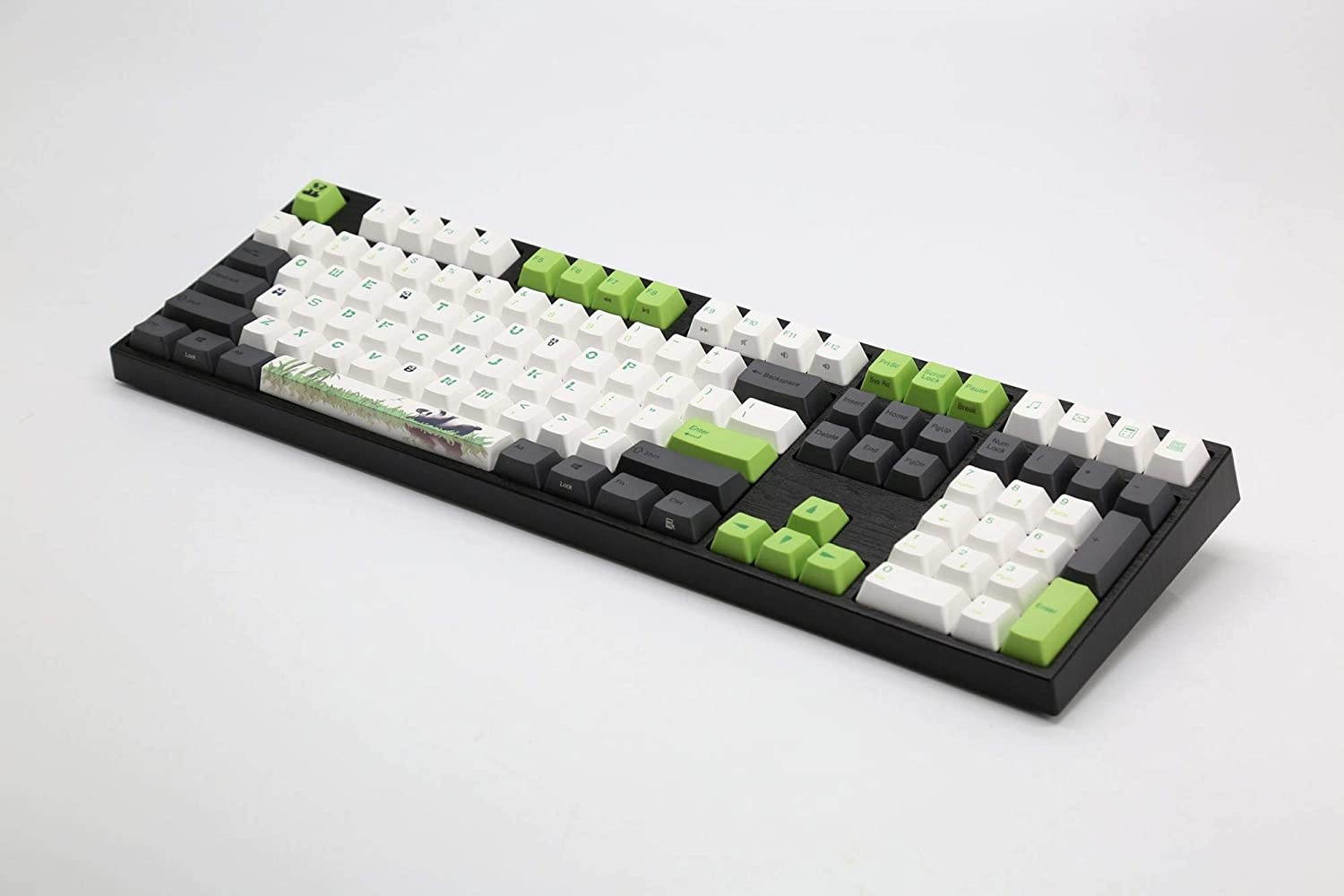 Varmilo VA108M Panda White LED Dye Sub PBT Mechanical Keyboard (Cherry MX Black)
