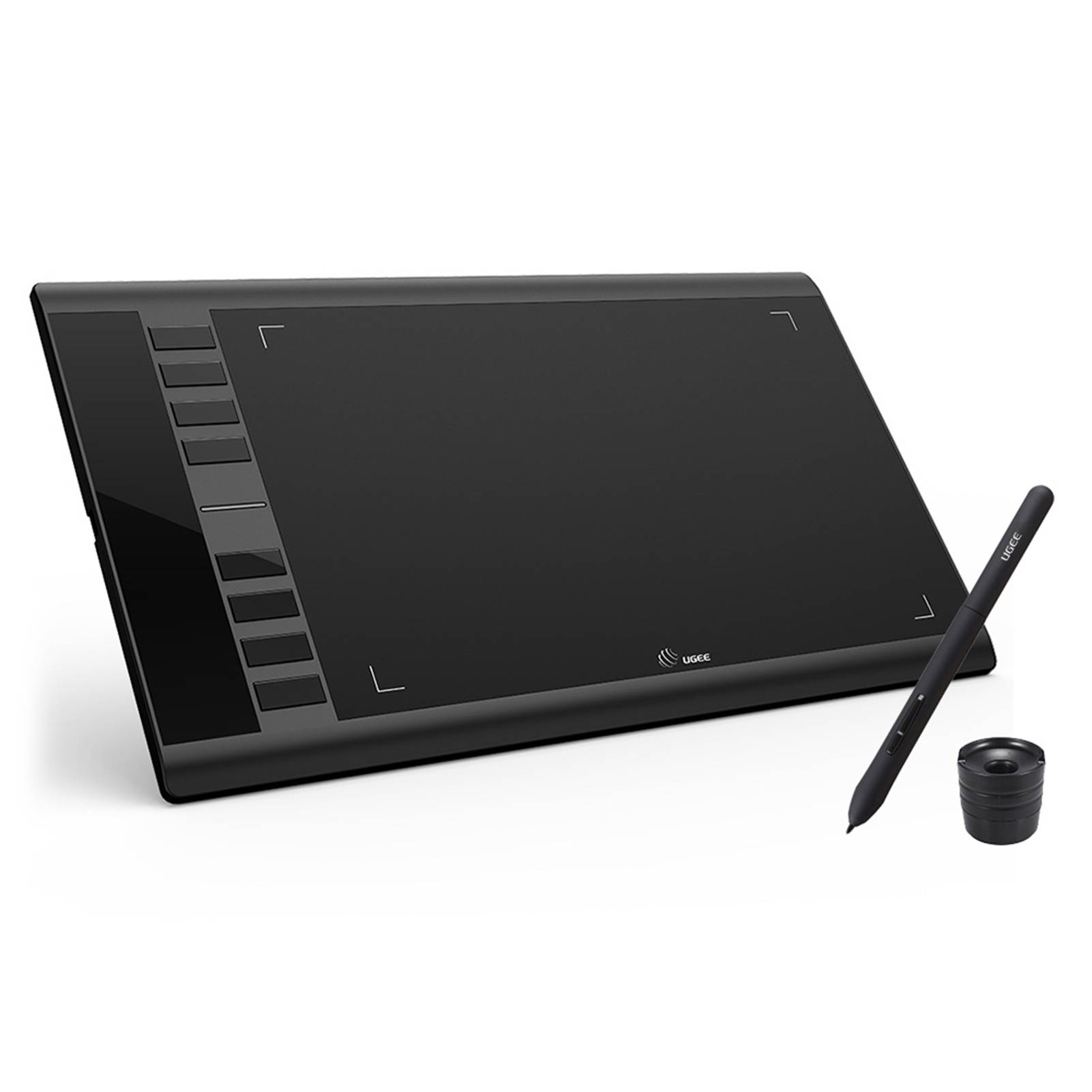 Ugee M708 Upgraded Graphics Drawing Tablet Board with Battery-free Passive Pen 8192 Pressure Sensitivity 266RPS 10 * 6inch for Windows for Mac OS