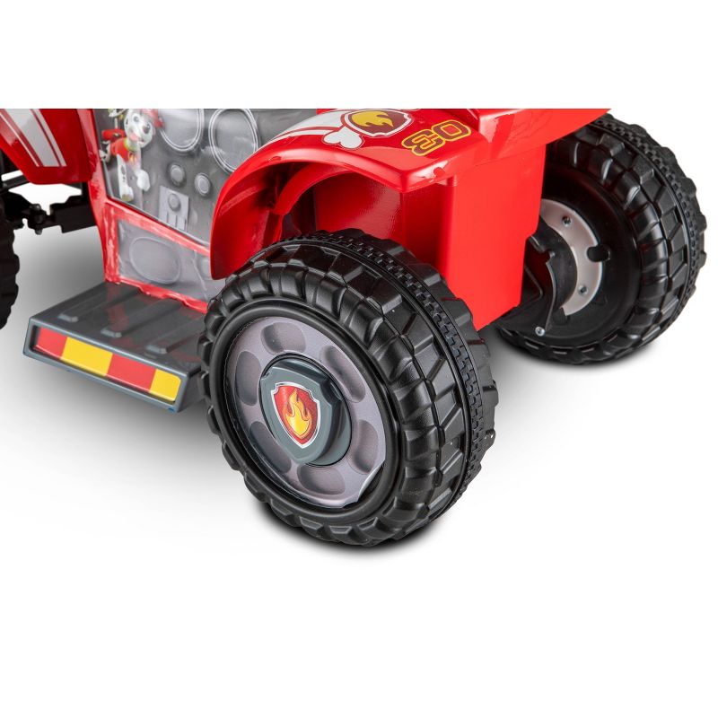 Kid Trax 6V Nickelodeon PAW Patrol Ride with Marshall Quad Powered Ride-On - Red