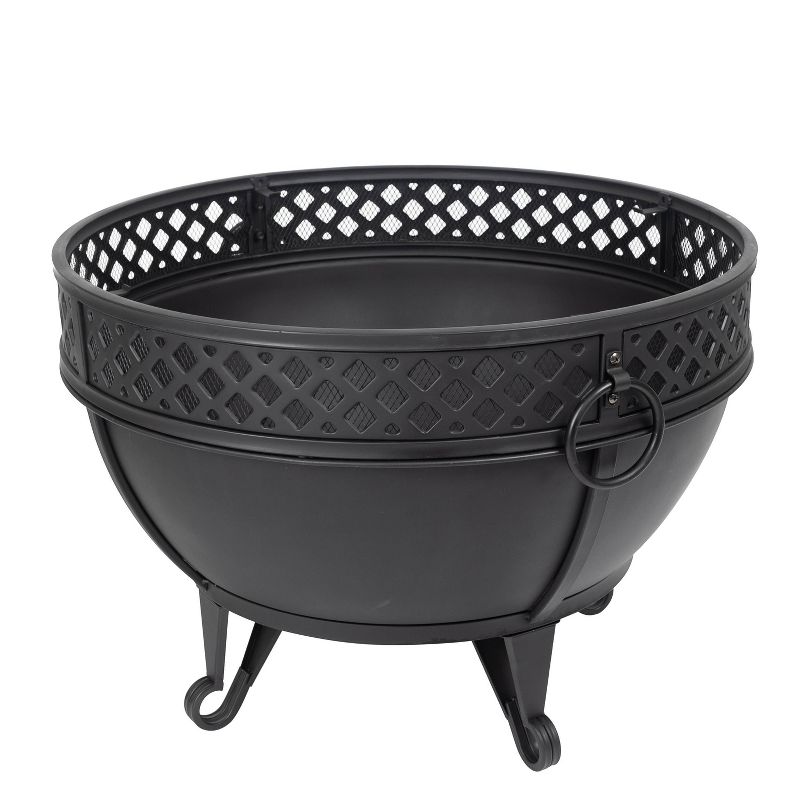 Gable 27" Fire Pit with Cooking Grid - Pleasant Hearth