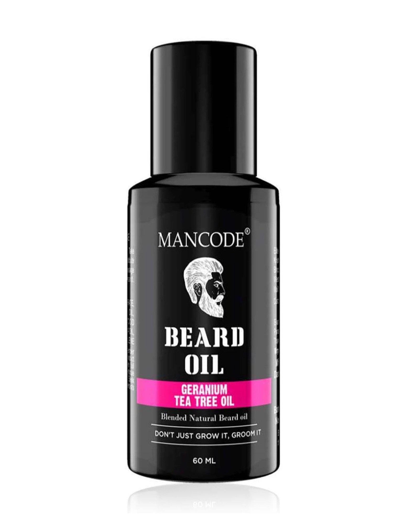 THE REAL MAN Beard Growth Oil 100 Percent Organic Beard & Moustache Hair Growth Oil - 50 ml