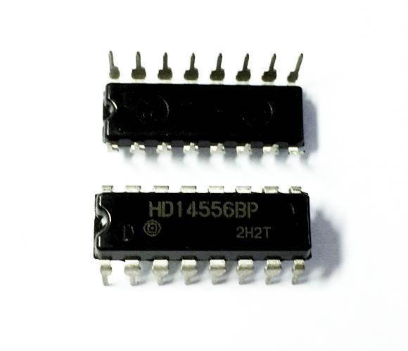 2PCS HD14556BP HD14556 14556BP 4556, DIP DIP-16