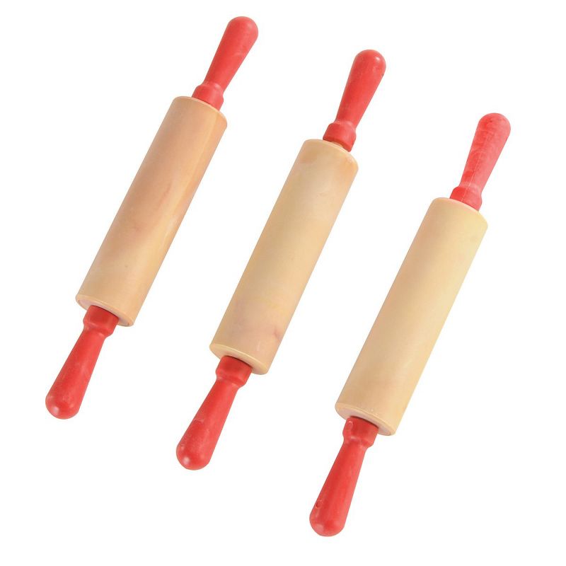 Chenille Kraft Brightly Colored Jumbo Cutter & Rolling Pin Set for Dough and Clay