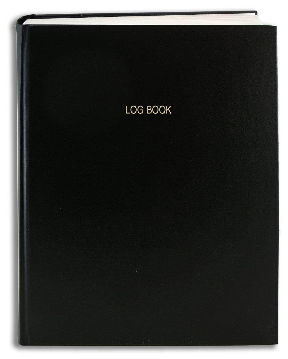 BookFactory Log Book/Multipurpose Log Book - 168 Pages, 8" x 10", Green Cover, Smyth Sewn Hardbound (LOG-168-SRS-A-LGT2)