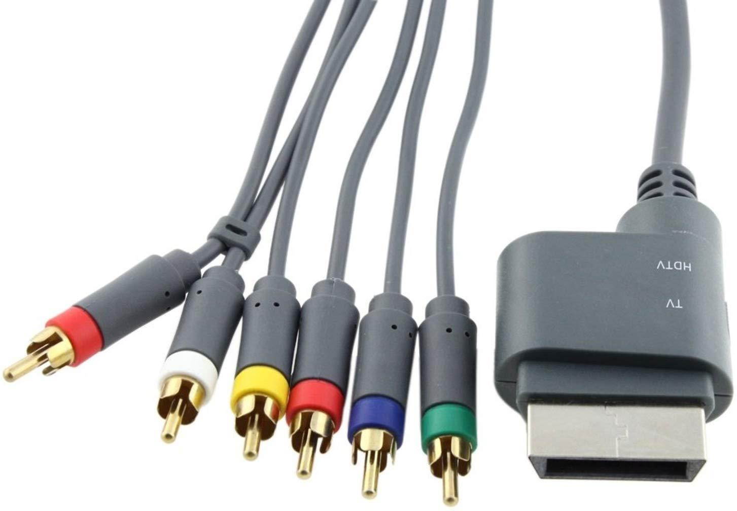 Theo&Cleo HDTV HD AV RCA Component Cable Cord For MICROSOFT XBOX 360 NEW