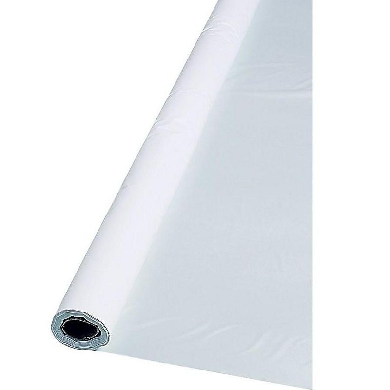 Tablemate Table Set Plastic Banquet Roll Table Cover 40" x 100ft White I4010WH