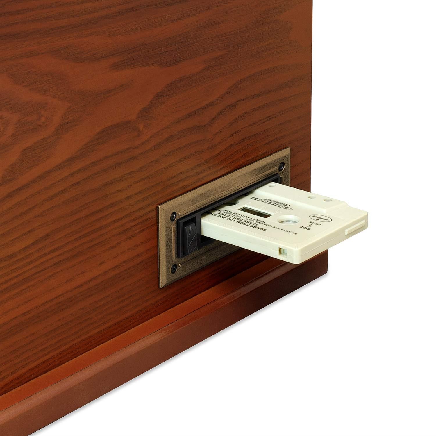 Victrola Navigator 8-in-1 Classic Bluetooth Record Player with USB Encoding and 3-speed Turntable