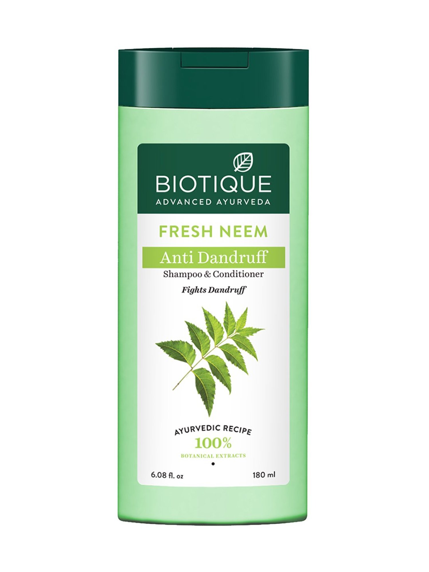 BIOTIQUE Fresh Neem Anti Dandruff Shampoo & Conditioner - 180 ml