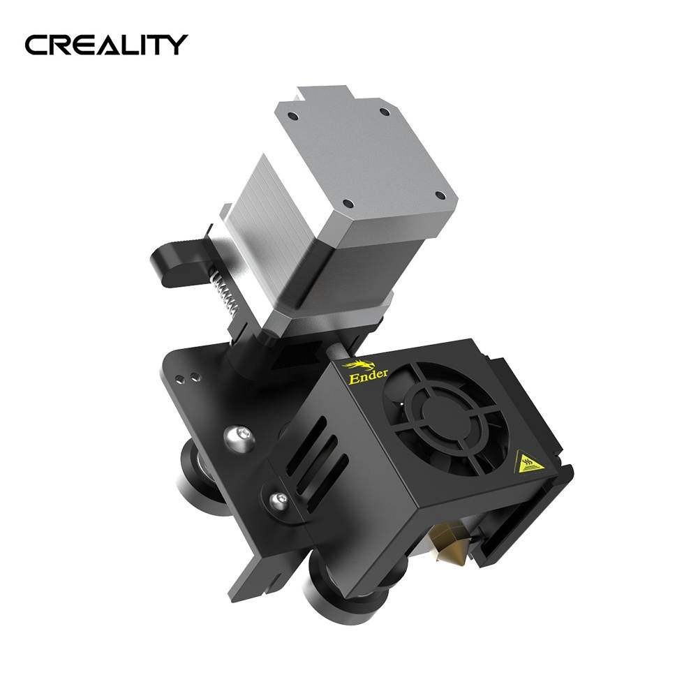 Original Creality 3D Ender-3 Full Assembled Direct Extruding Machanism Kit with 0.4mm Nozzle Cooling Fan Backplate Stepper Motor Comaptible with Ender-3 Series 3D Printer