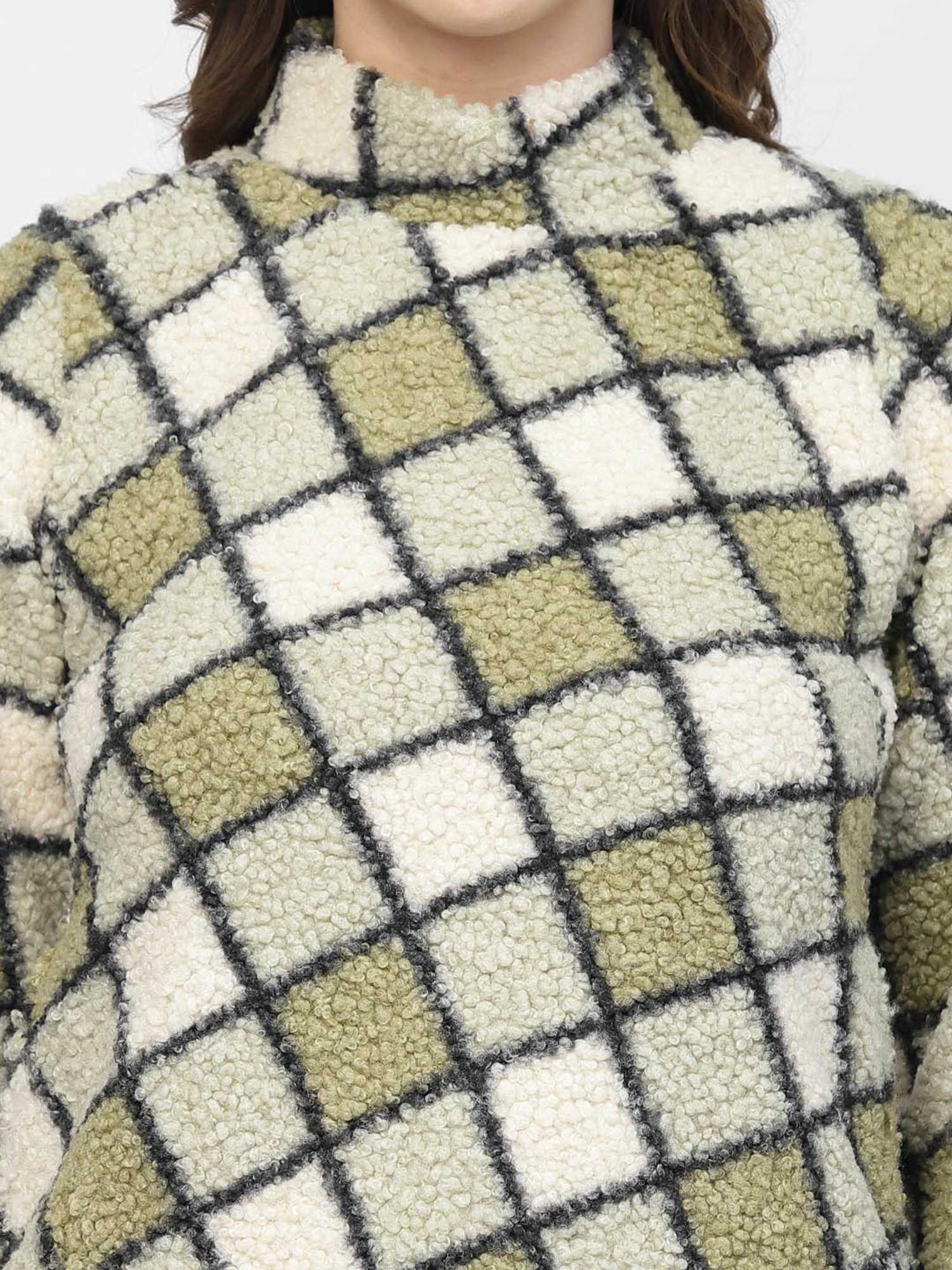 Juelle Multicolor Check Pullover