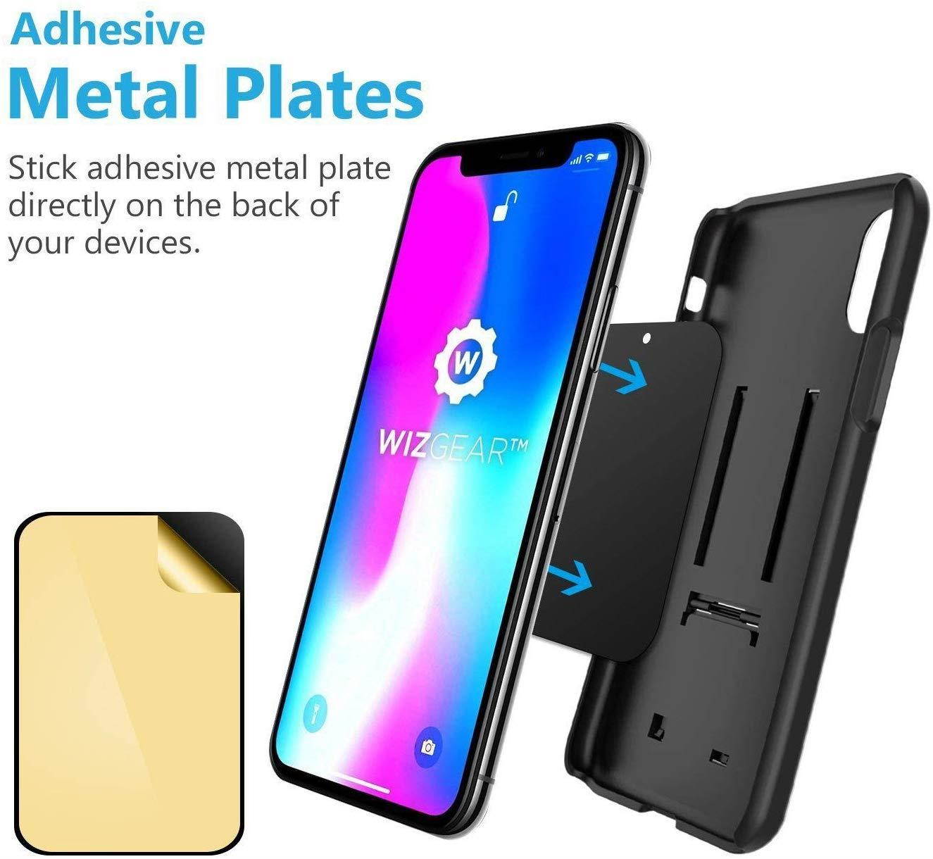 WizGear Rectangular Head Universal CD Slot Magnetic Car Mount Holder, for Cell Phones and Mini Tablets with Fast Swift-Snap Technology