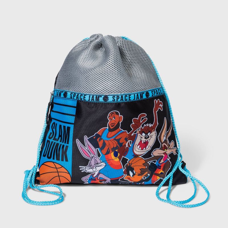 Boys' Space Jam Drawstring Bag - Black