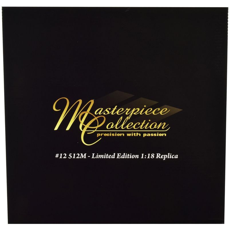 Ferrari 512M #12 3rd Place 24 Hours of Le Mans (1971) "Masterpiece Collection" Ltd Ed 624 pcs 1/18 Diecast Model by GMP for ACME