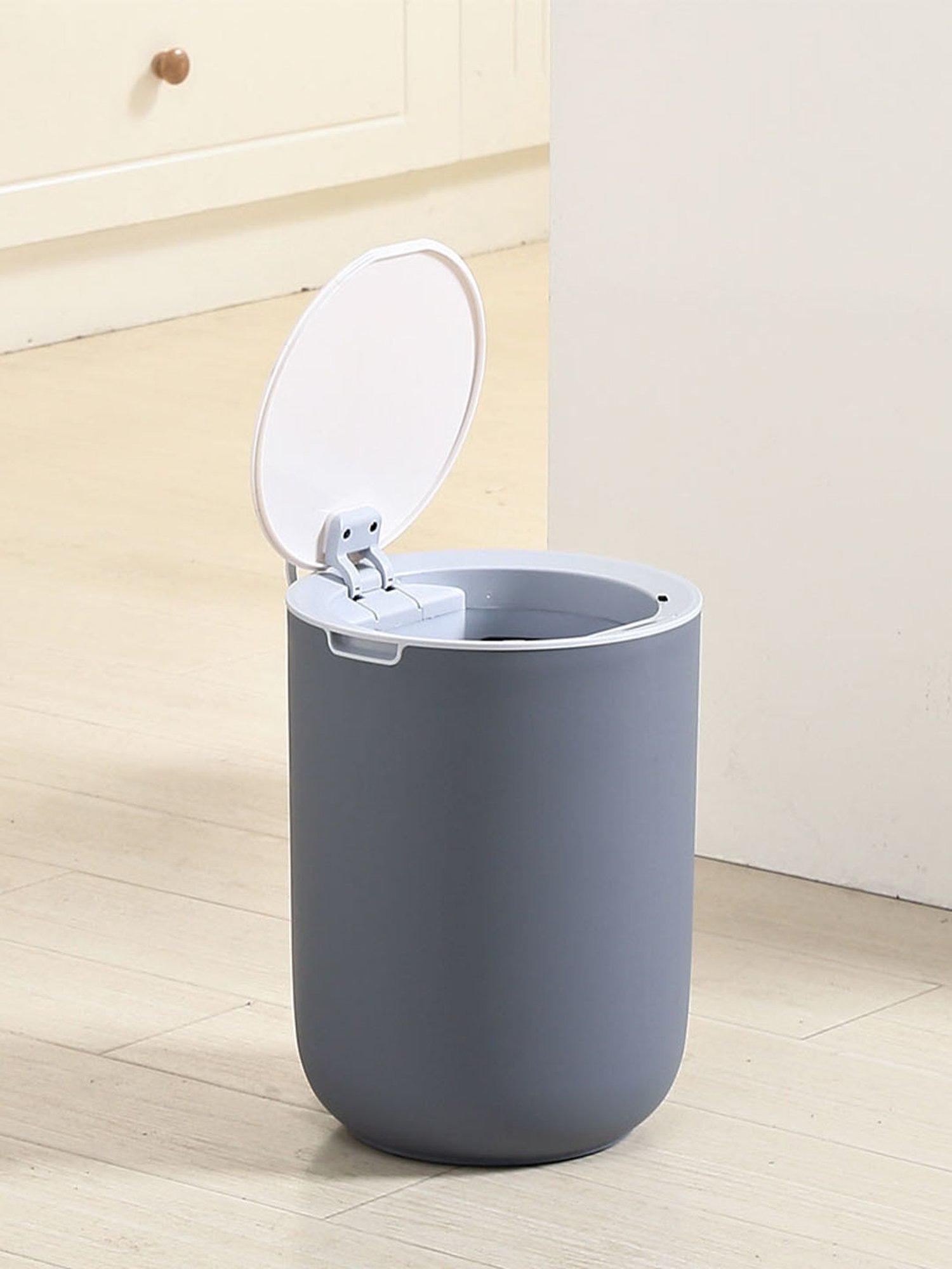 Freelance Grey Steel Set of 1 Dustbins