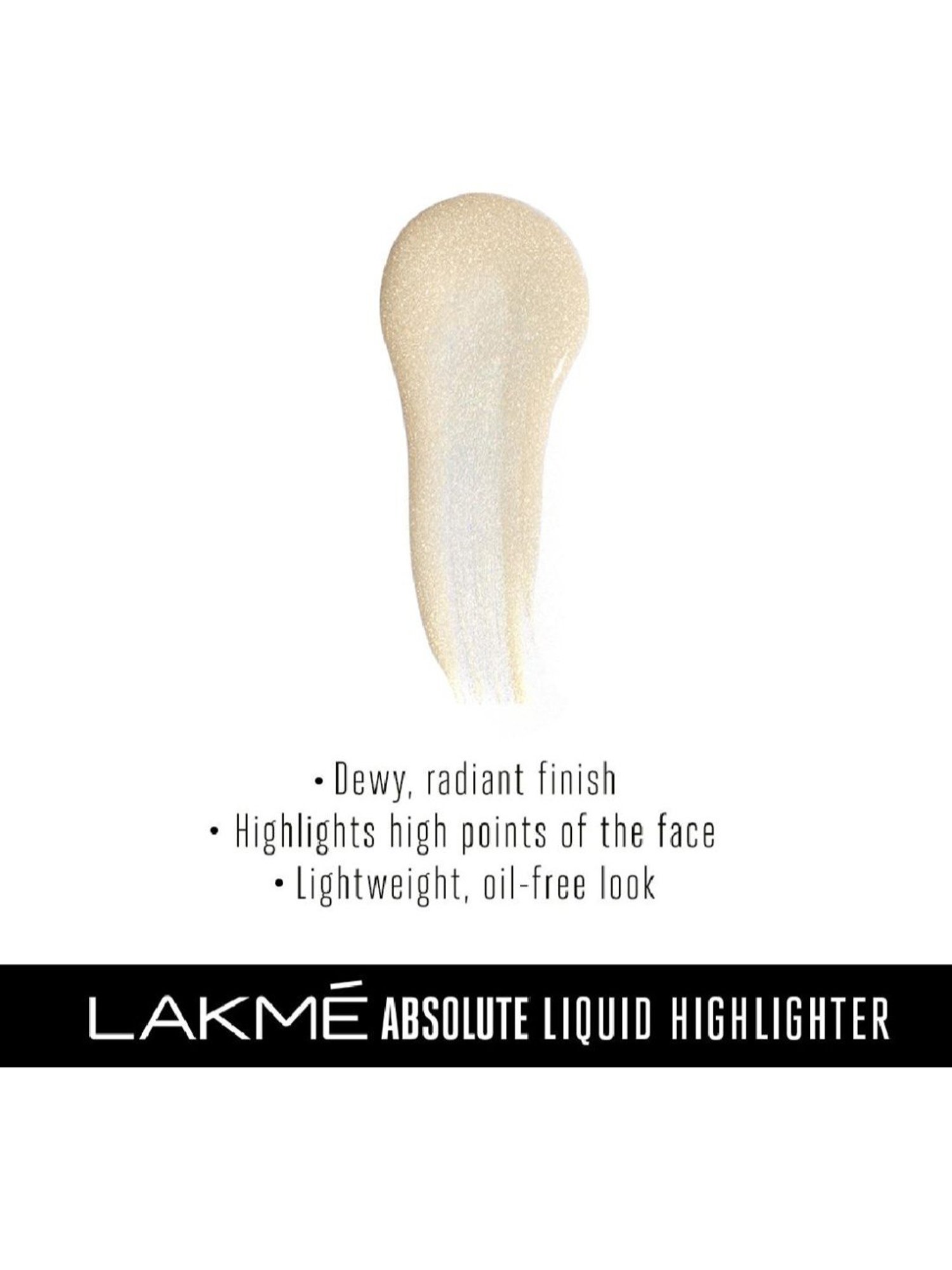 Lakme Glitterati Liquid Highlighter Ivory - 25 gm