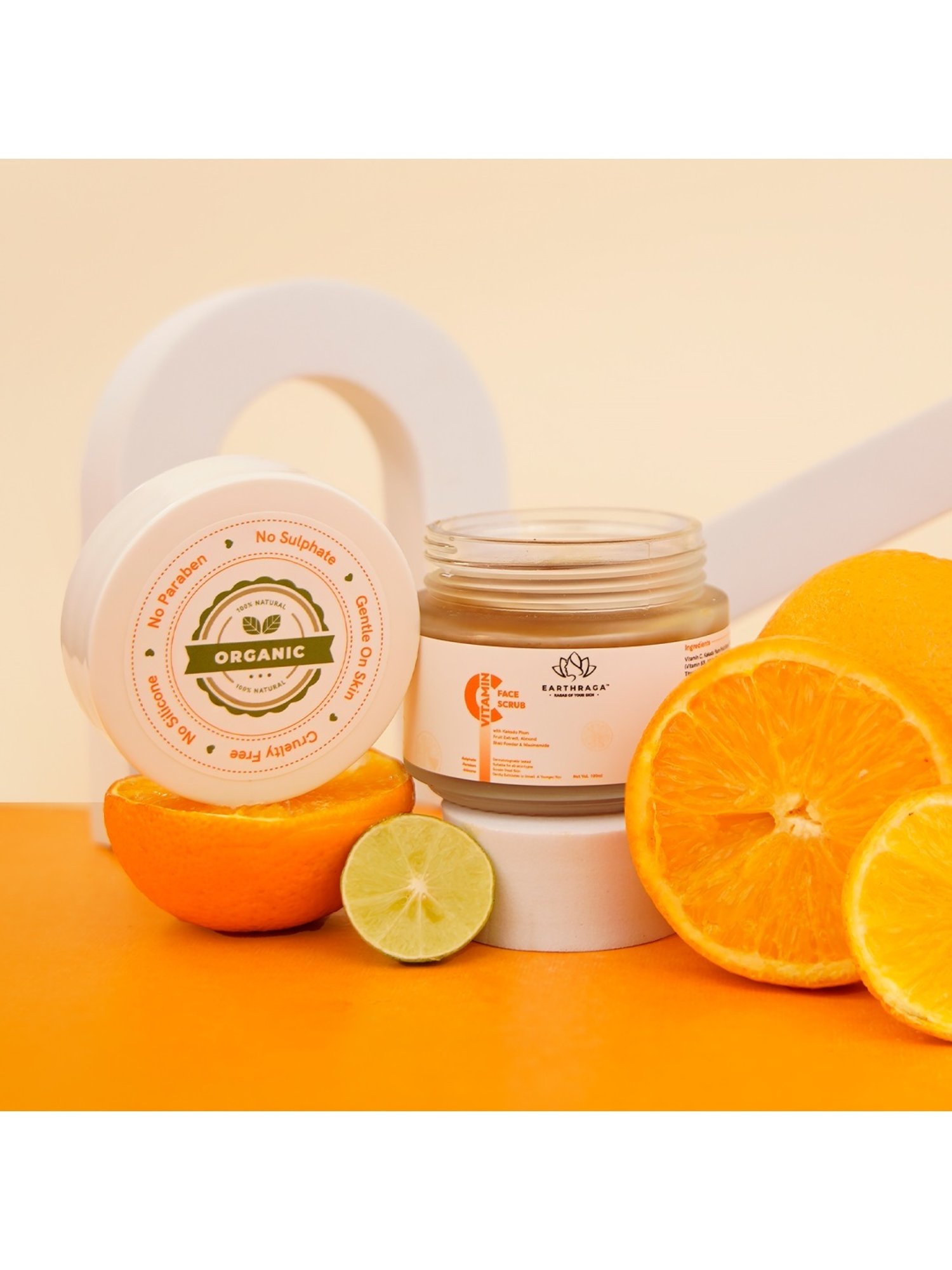 Earthraga Vitamin C Face Scrub - 100 ml