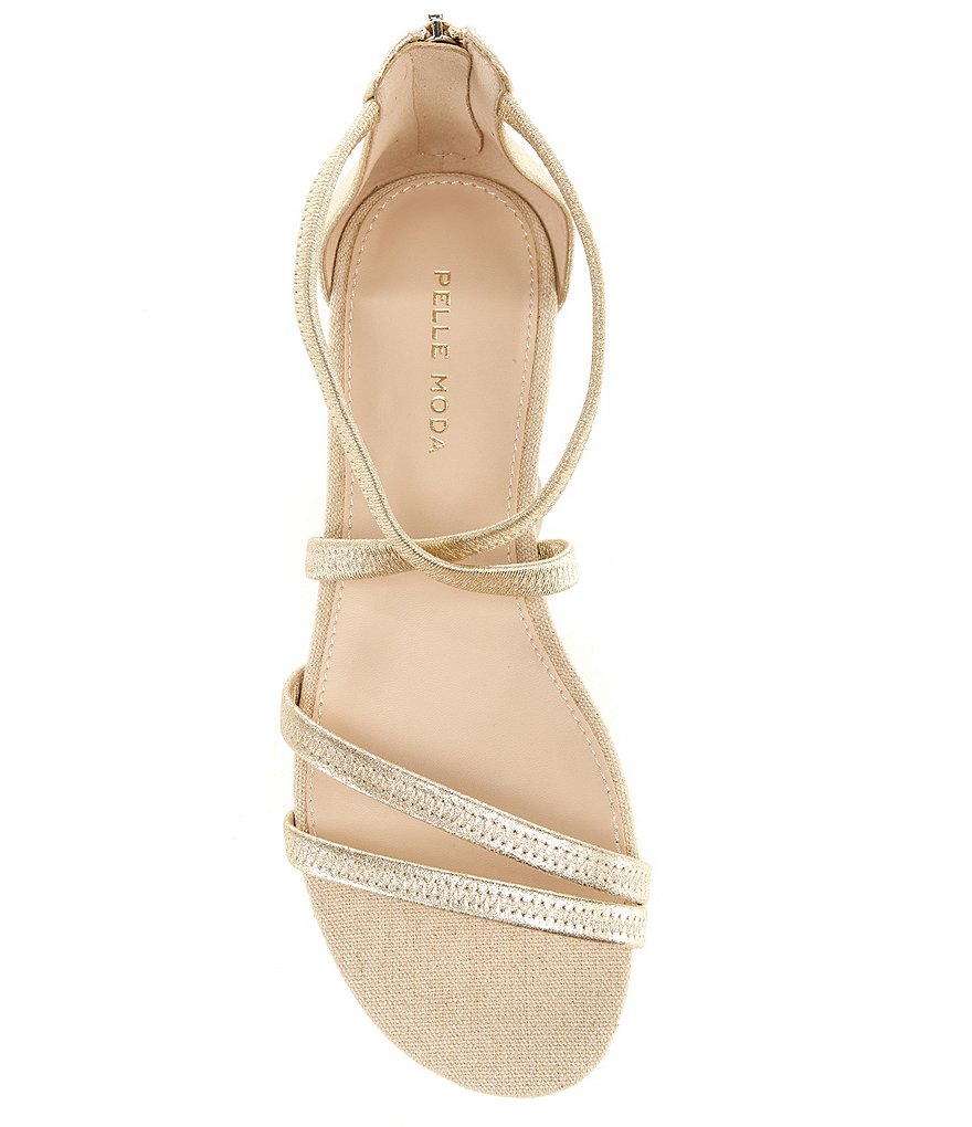 Pelle Moda Barnes Suede Elastic Back Zip Sandals