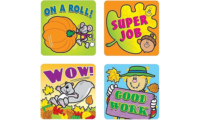 CARSON-DELLOSA Fall Fun Motivational Stickers 613