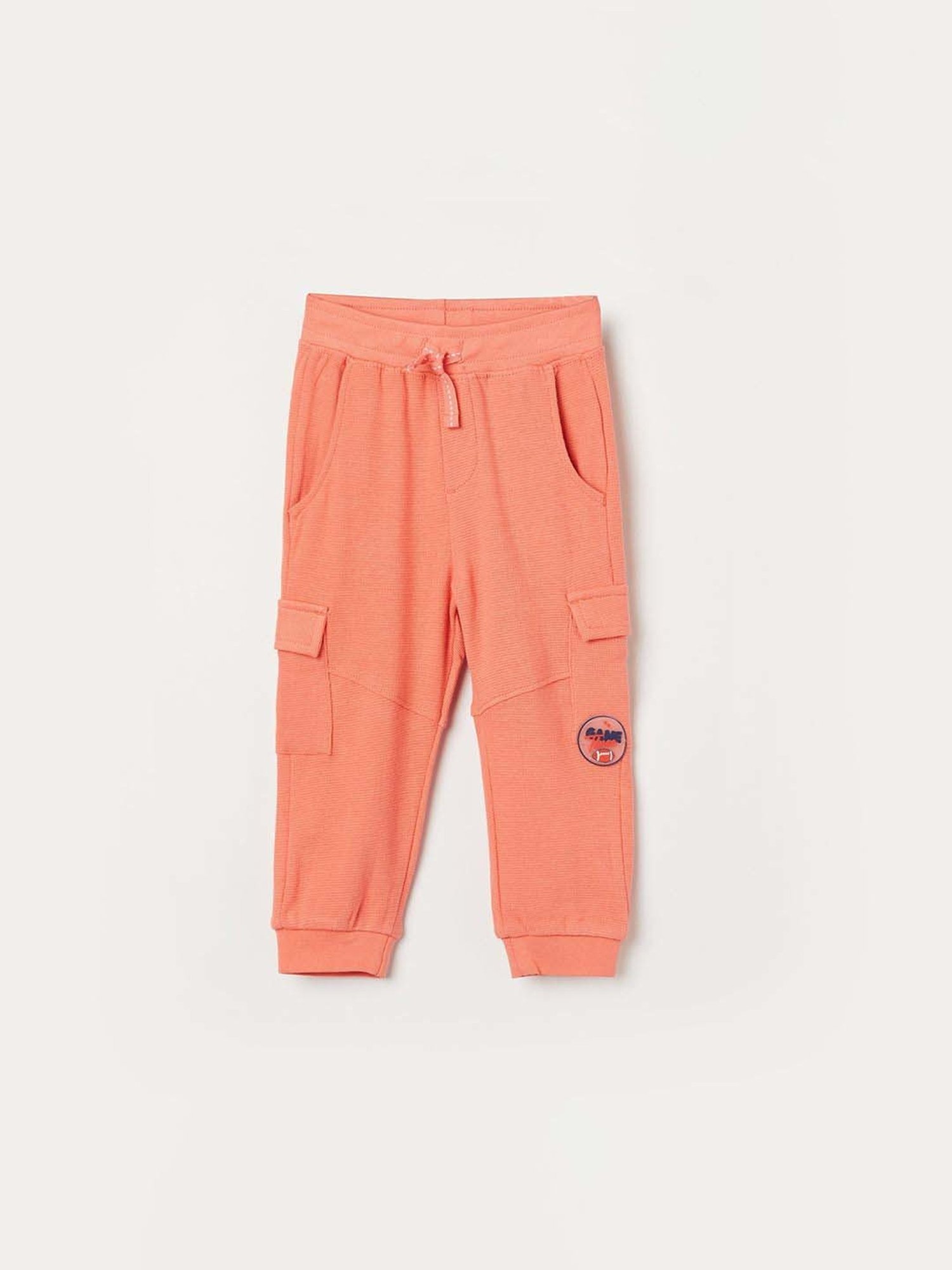 Juniors by Lifestyle Boys Coral Cotton Printed Track Pants