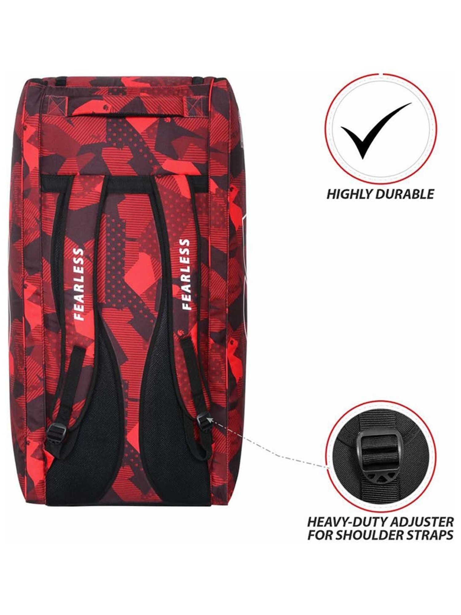 DSC Cricket Rebel Revolt Duffle Kit Bag Size - Free Size
