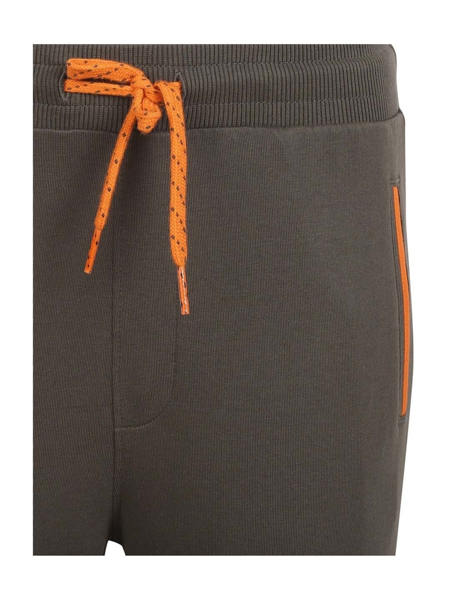 Lil Tomatoes Kids Teal Color Block Full Sleeves Tracksuit