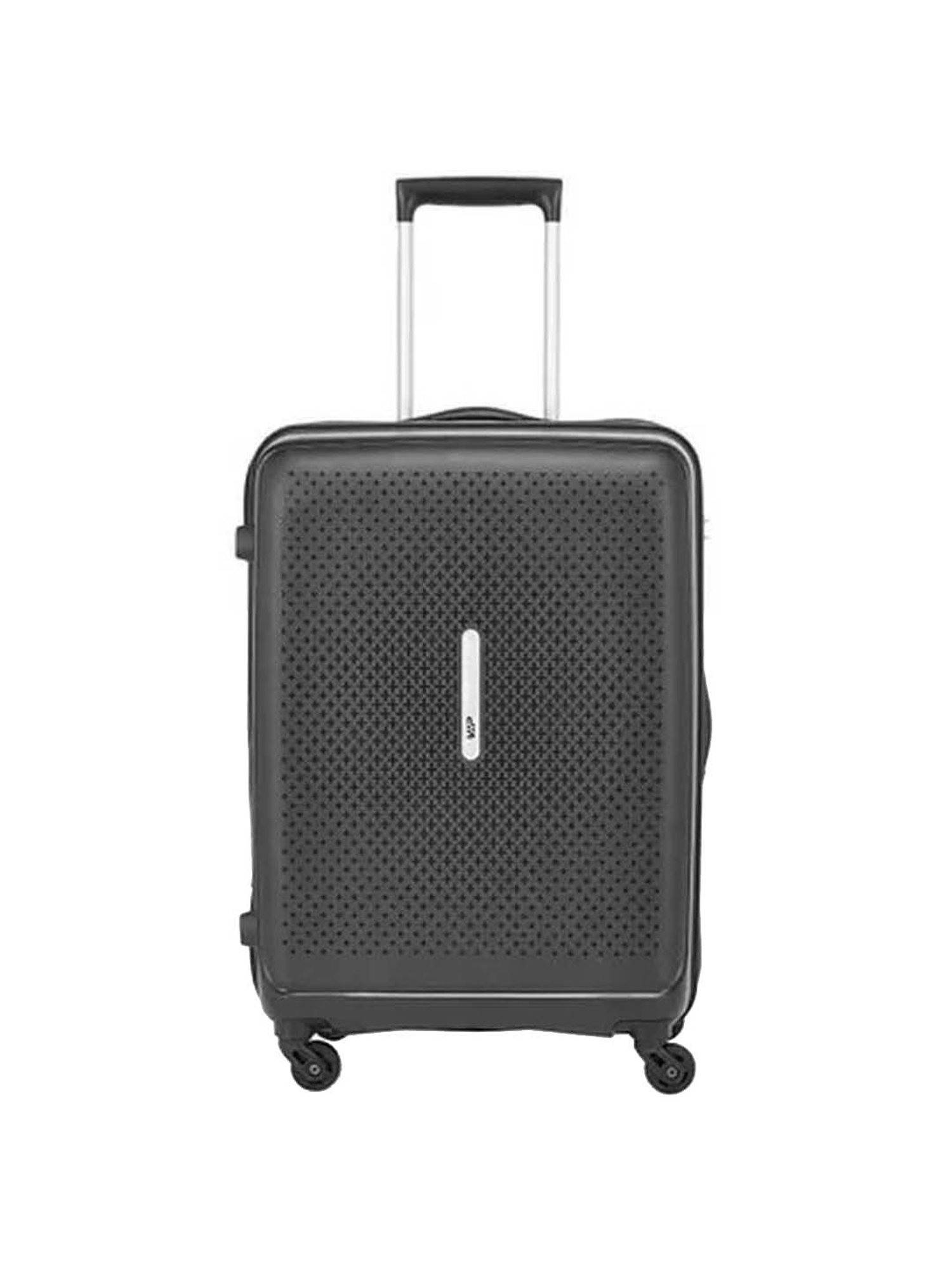 VIP Stargaze Black Printed Hard Medium Trolley Bag - 46 cm