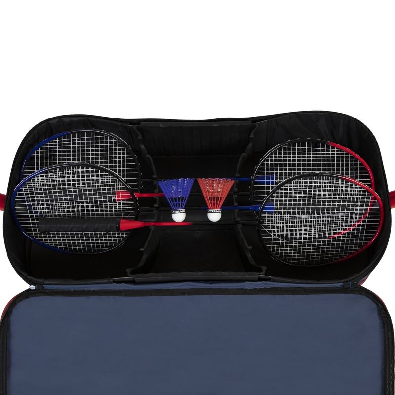 Zume Games Patriotic Portable Badminton Lawn Sports Set