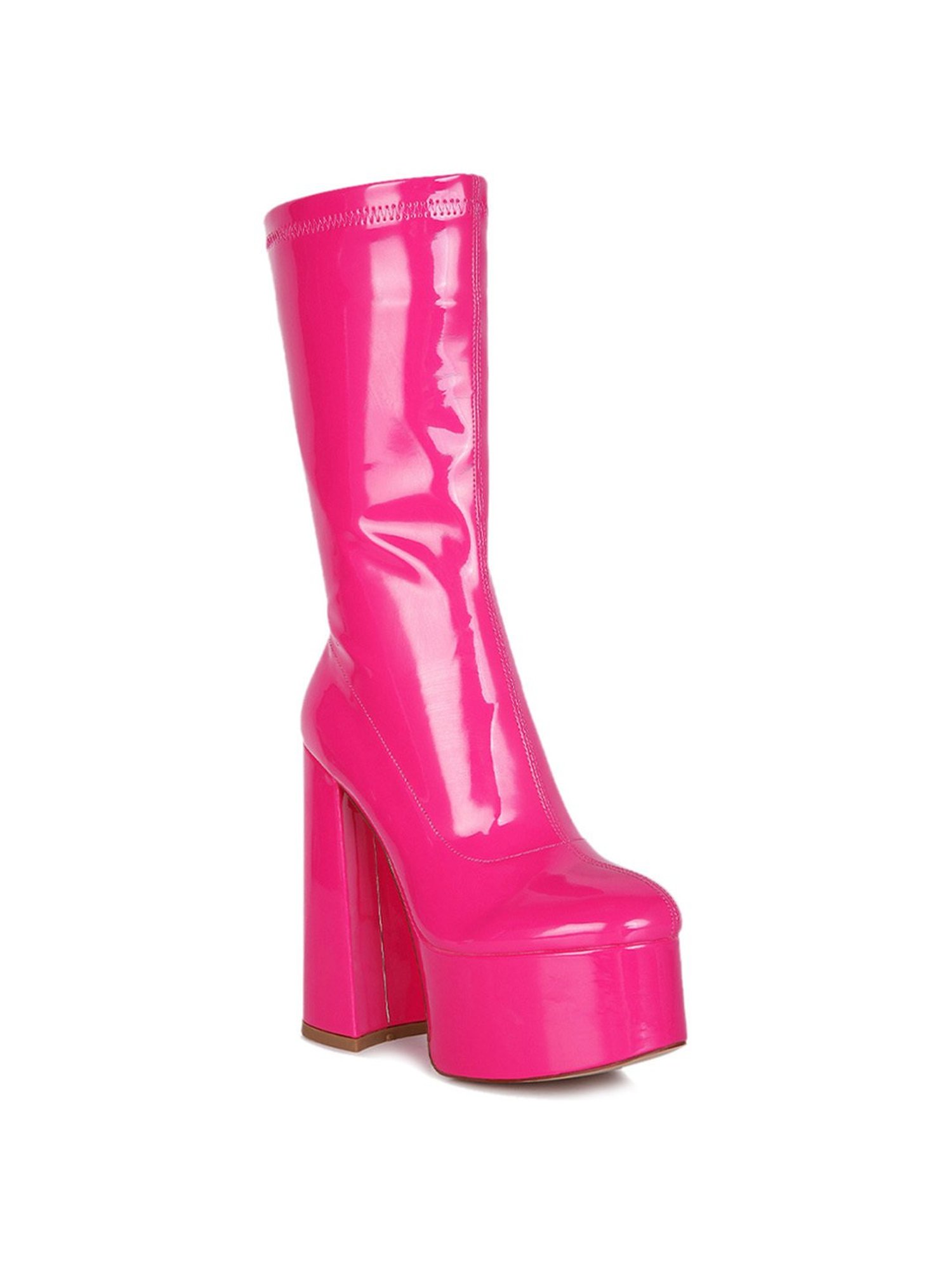 London Rag Women's Fuchsia Casual Booties