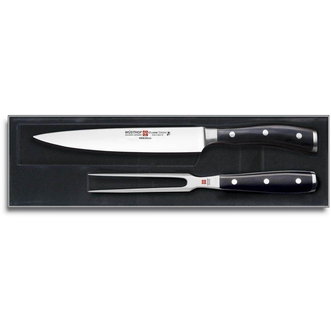 Wusthof Classic Ikon 2 Piece Carving Set