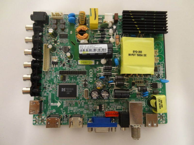 Proscan PLDED3996A-E Main Board / Power Supply (CV3393BH-U39) 54H0723 -