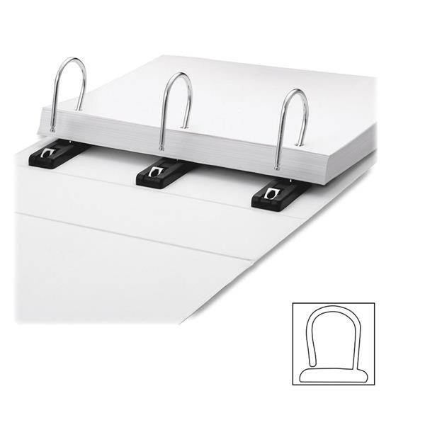 Find It Gapless Loop Ring View Binder 11 x 8-1/2 3" Capacity White SNS01701