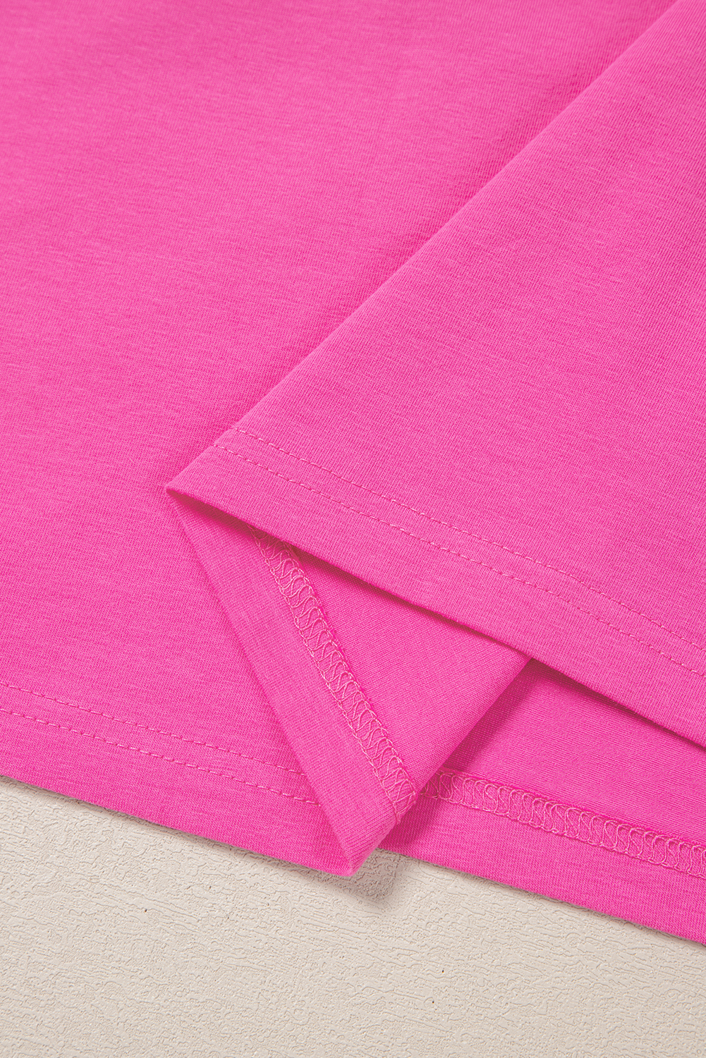 Rose Leopard Print V Neck Plus Size Tee