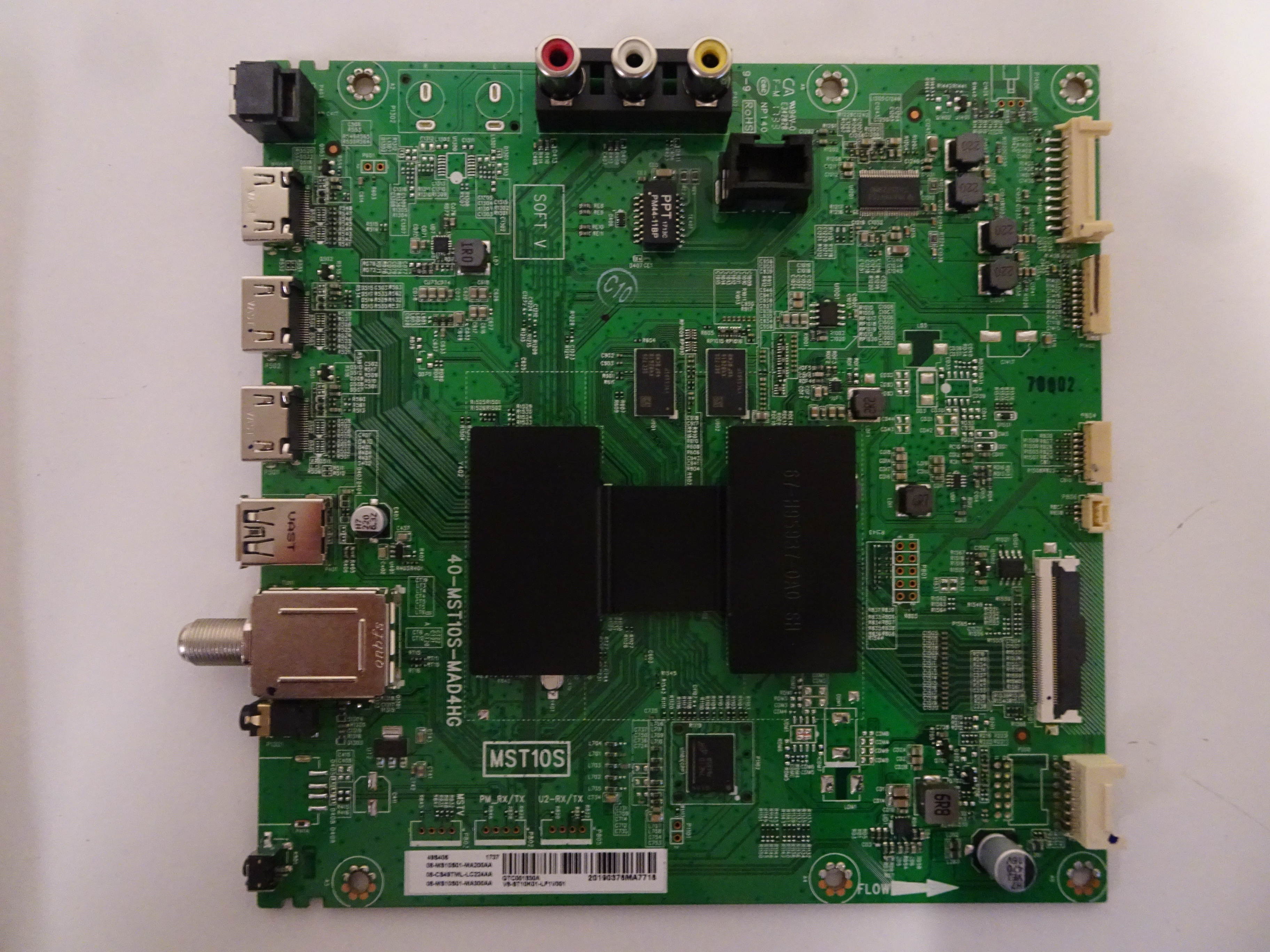 TCL 49S405 Main Board (08-MS10S01-MA200AA) 08-CS49TML-LC224AA