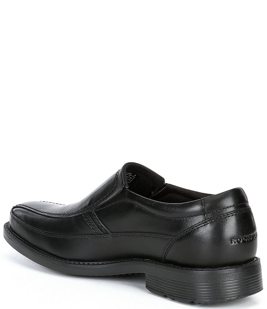 Rockport Men's Stratton Bicycle Toe Leather Slip-Ons