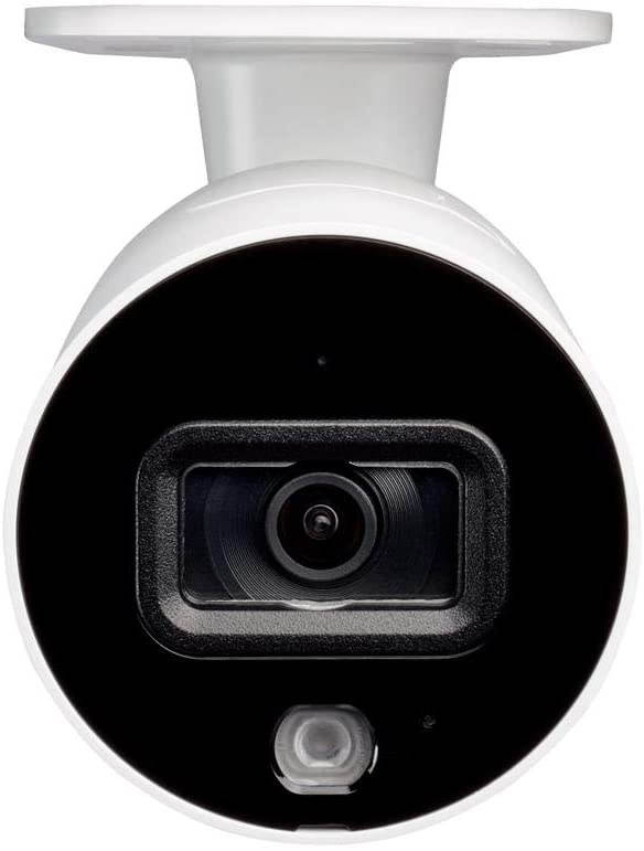 Lorex W282CAD Indoor/Outdoor 1080p Wi-Fi Bullet Camera with Smart Deterrence and Color Night Vision, 129 Field of View, Audio, 32GB microSD Card Included, Compatible with Lorex Home Center (White)