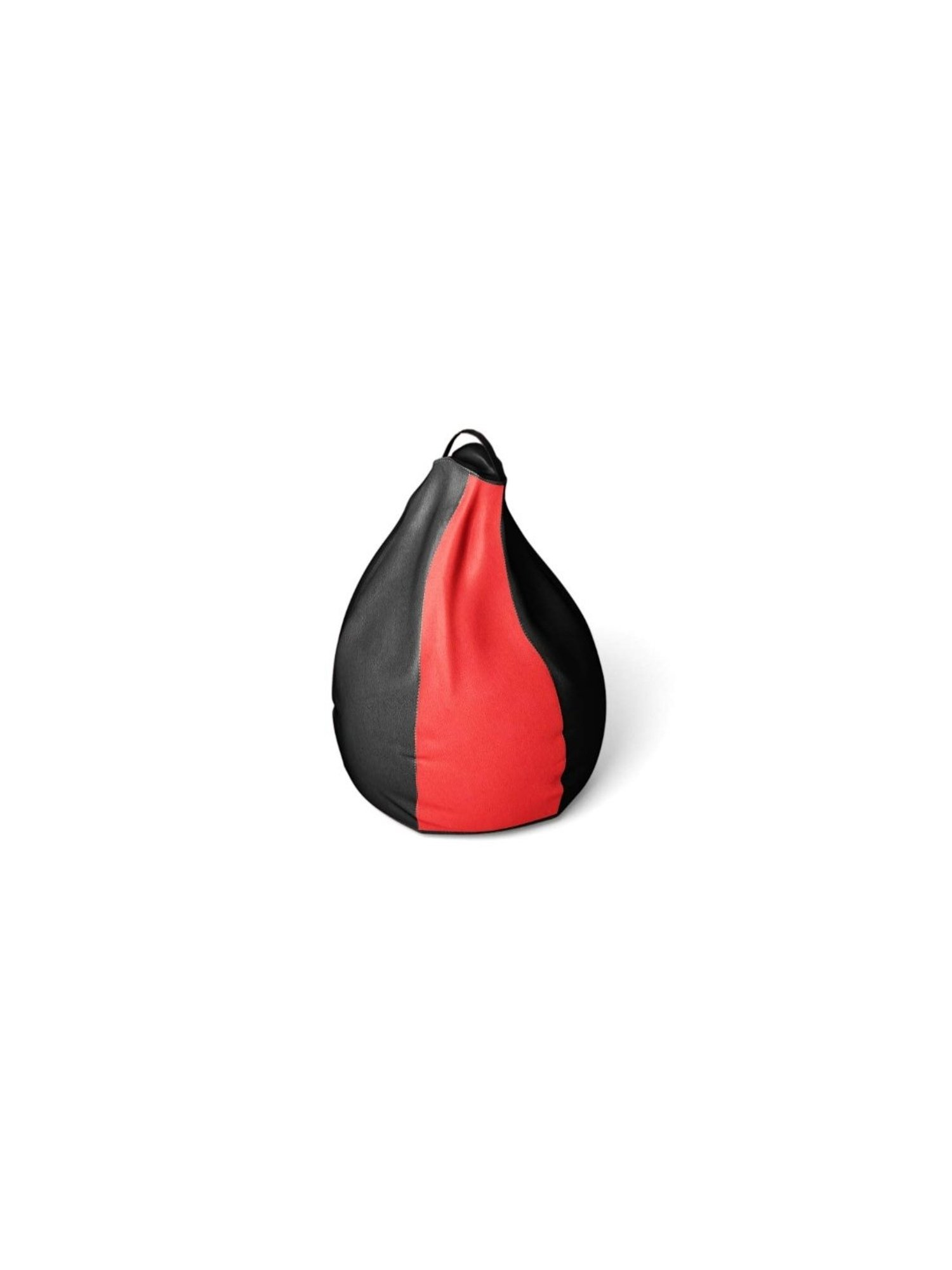 Godrej Interio Comfy ?Red & Black ?Faux Leather Bean Bag (1 Year Warranty)