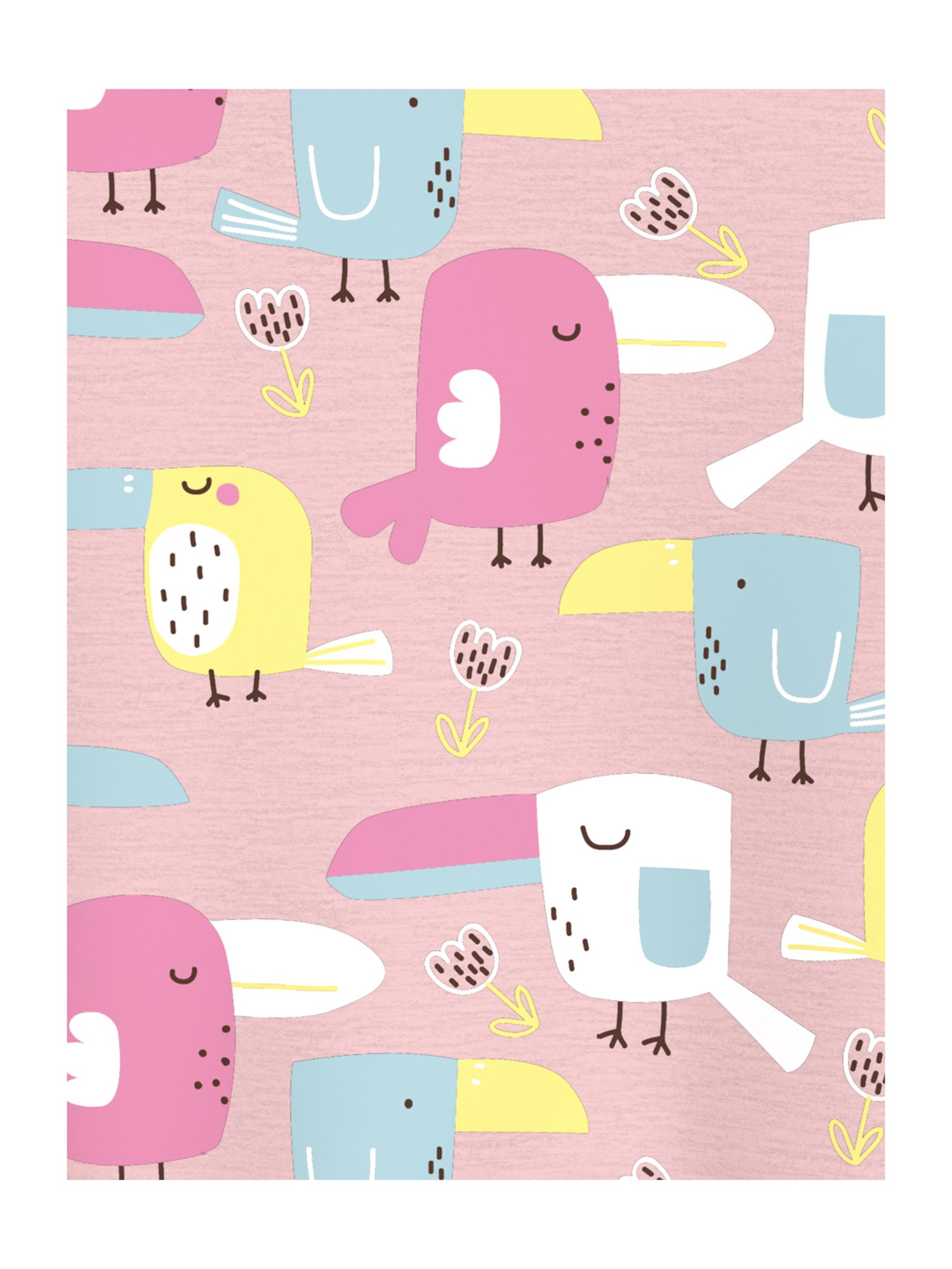 Nauti Nati Kids Pink Printed Dress