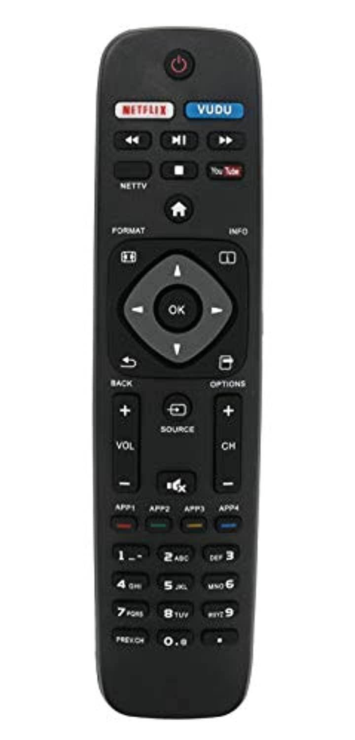 new replaced remote fit for philips smart tv nh500u nh500uw nh503up 43pfl4902 65pfl5602 55pfl5602 50pfl5602 43pfl5602 75pfl6601