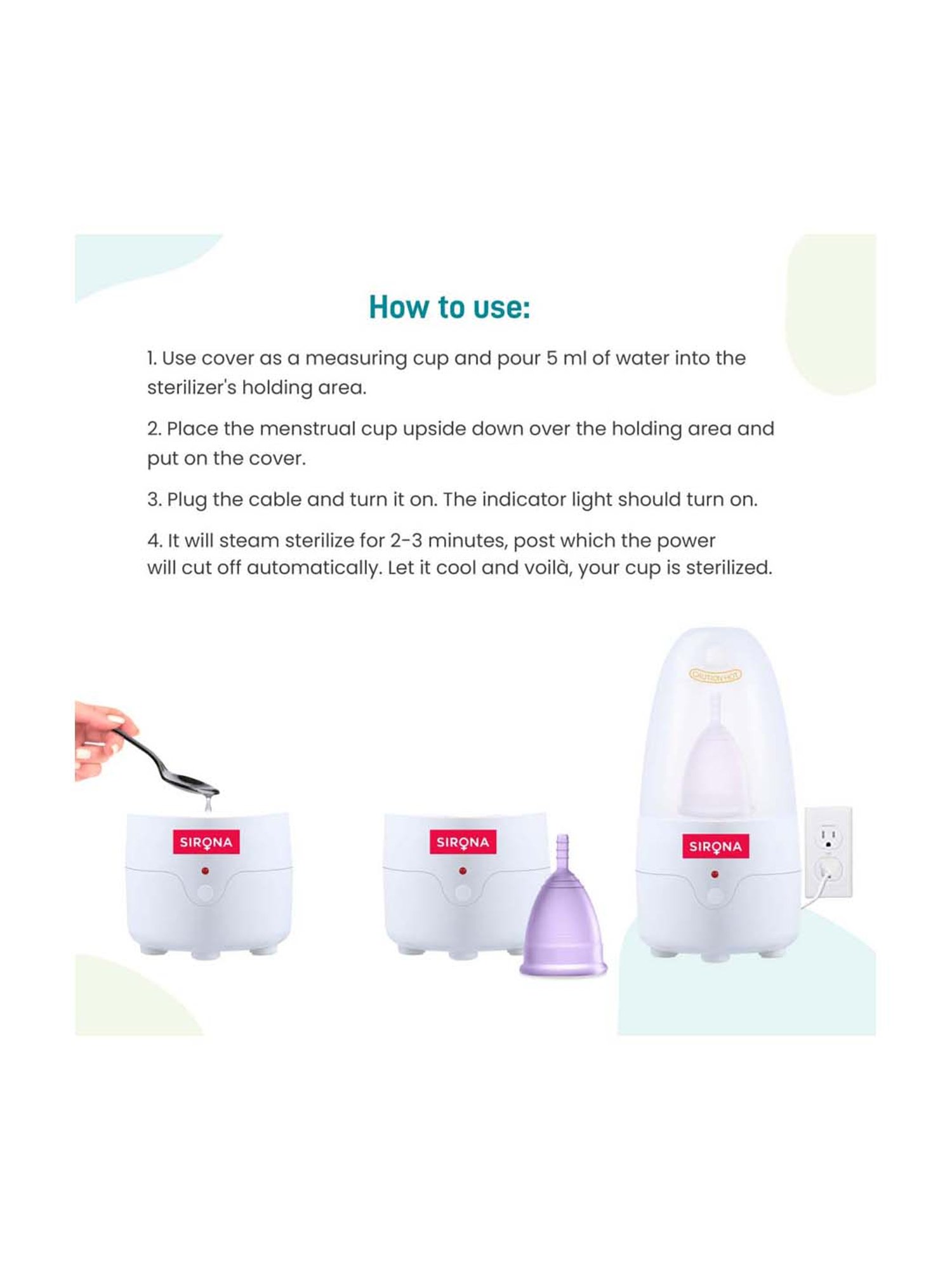 Namyaa Ultra Soft Medium Reusable Menstrual Cup - 50 gm