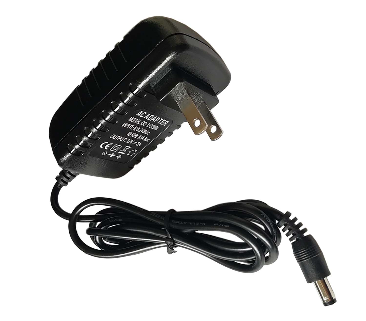 Easyday AC 100V-240V Switching Power Supply DC 12V 2A Power Adapter 2000mA US Plug 5.5x2.1mm