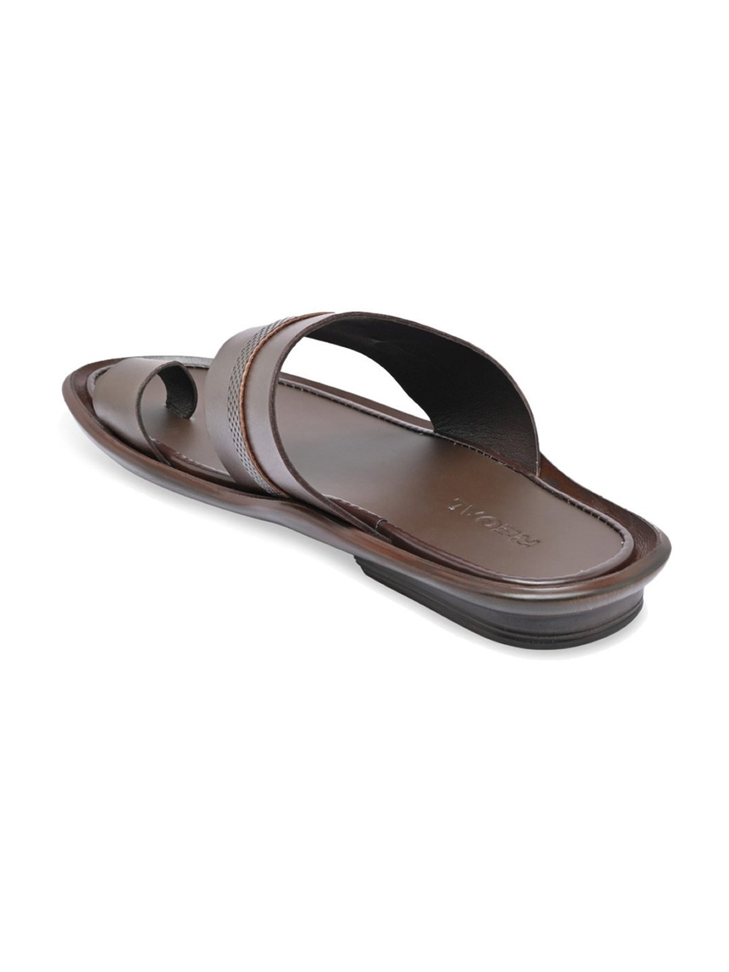 Regal Men's Brown Toe Ring Sandals