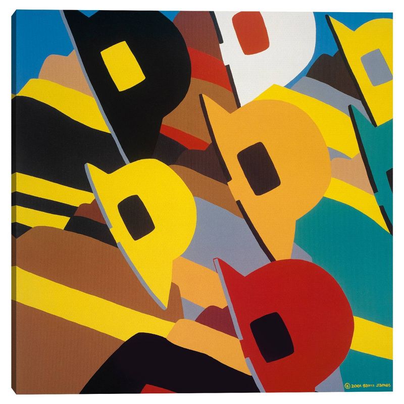 35" x 35" In Unity by Synthia Saint James Canvas Art Print - Masterpiece Art Gallery