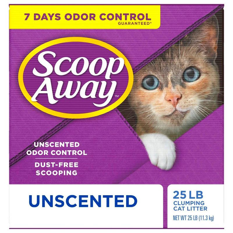 Scoop Away Super Clump Clumping Cat Litter Unscented - 25lb