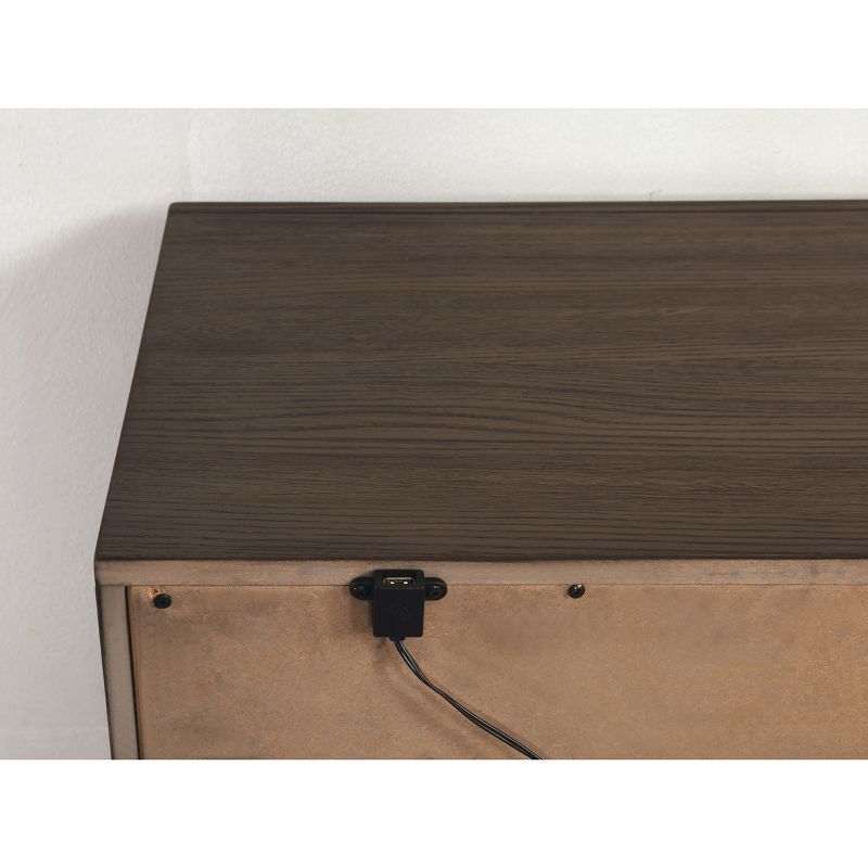 Konnor 2 Drawer Nightstand Warm Gray - HOMES: Inside + Out