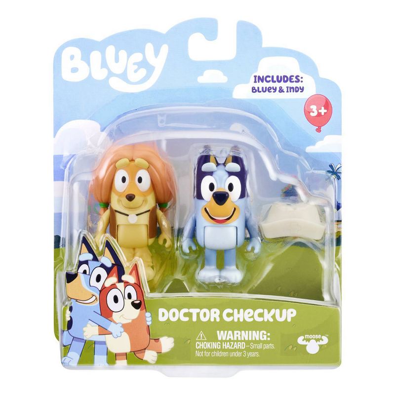 Bluey Doctor Figures - 2pk