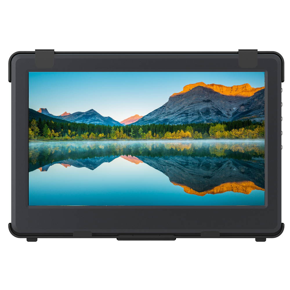 GeChic 1102E 11.6&rdquo; FHD 1080p Portable Monitor with HDMI & VGA Video inputs, USB Powered, Plug&Play, Ultralight and Slim, Built-in Speakers, Rear Docking Expansion Port