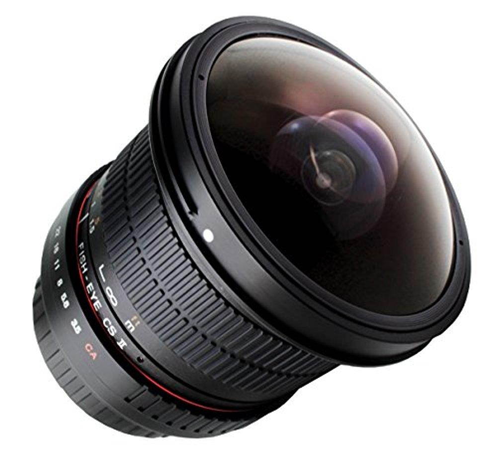 Rokinon 8mm f/3.5 HD Fisheye Lens with Removable Hood for Nikon #HD8M-N