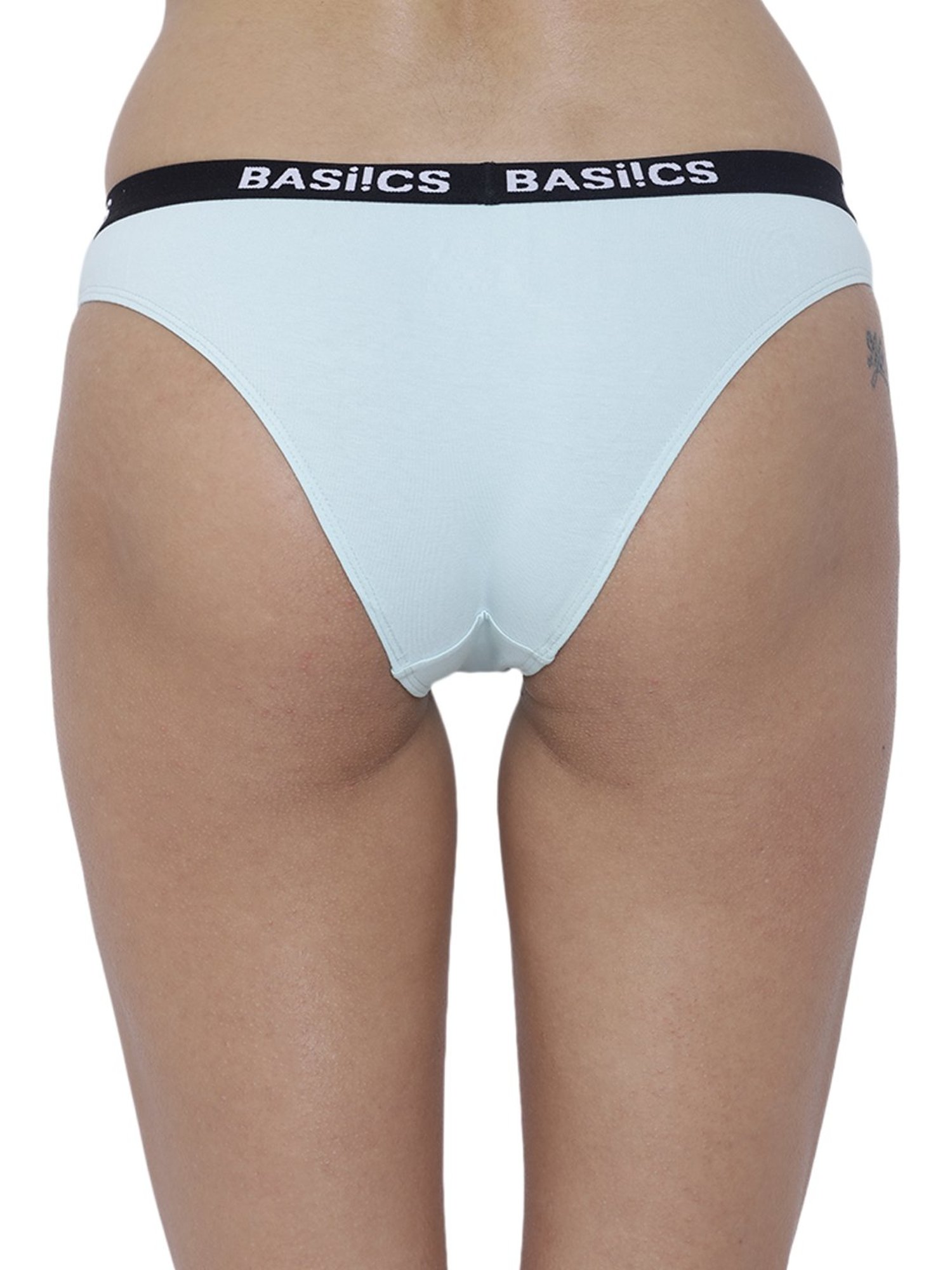 BASIICS by La Intimo Multicolor Cotton Bikini Panty ( Pack Of 3 )