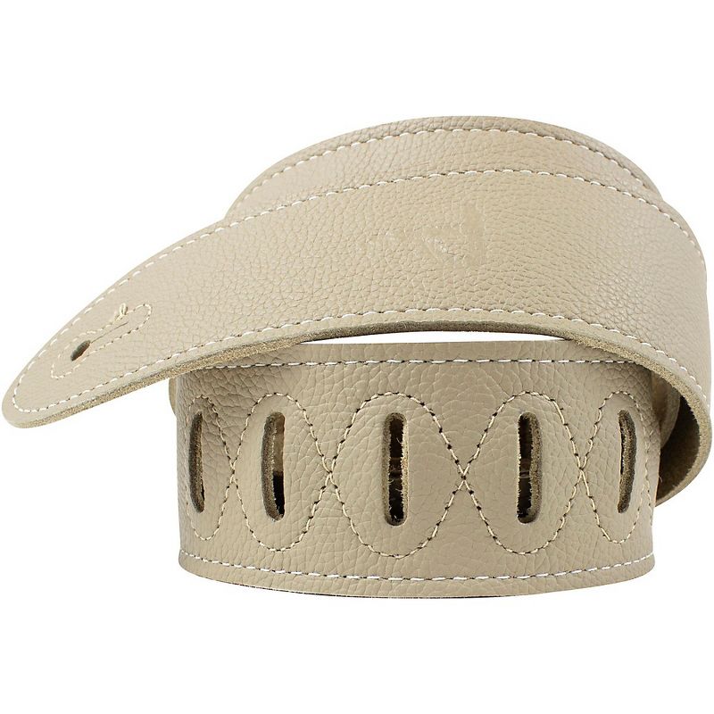 Perri's Leather Guitar Strap Cream 2 in.